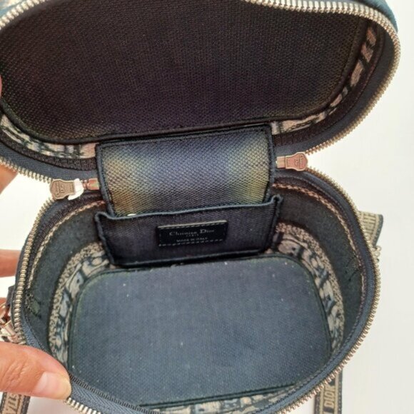 Christian Dior Oblique Small Travel Vanity Case w/Shoulder Strap -1130-092025 - Picture 13 of 16